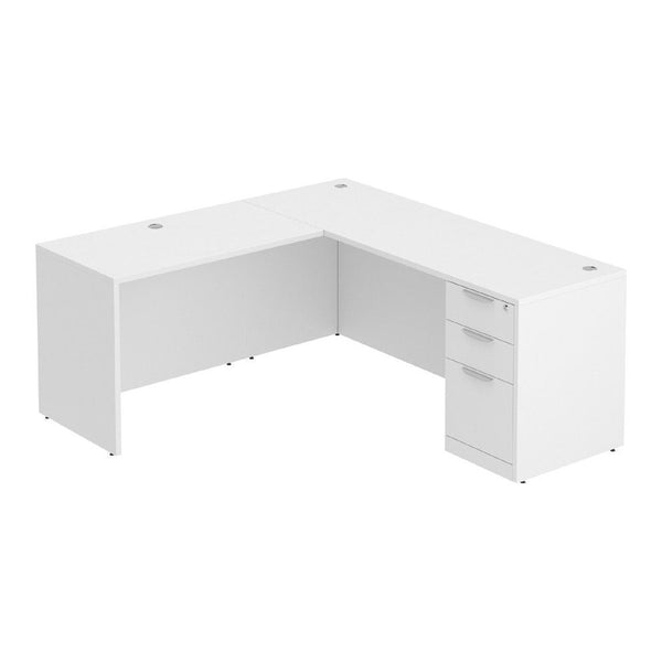 Classic Laminate L-Shape Desk Kit, 72" x 66"
