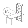 Signature Bookcase Desk Kit Brackets