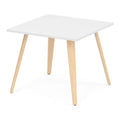 36 square standard height table wood va legs