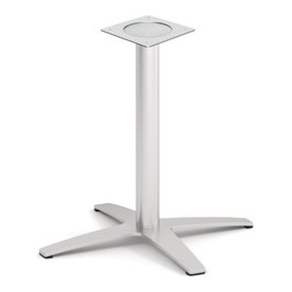4-Prong Brushed Metal Table Base