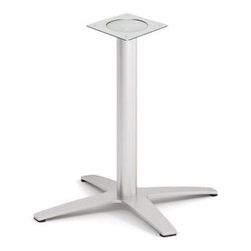 4-Prong Brushed Metal Table Base