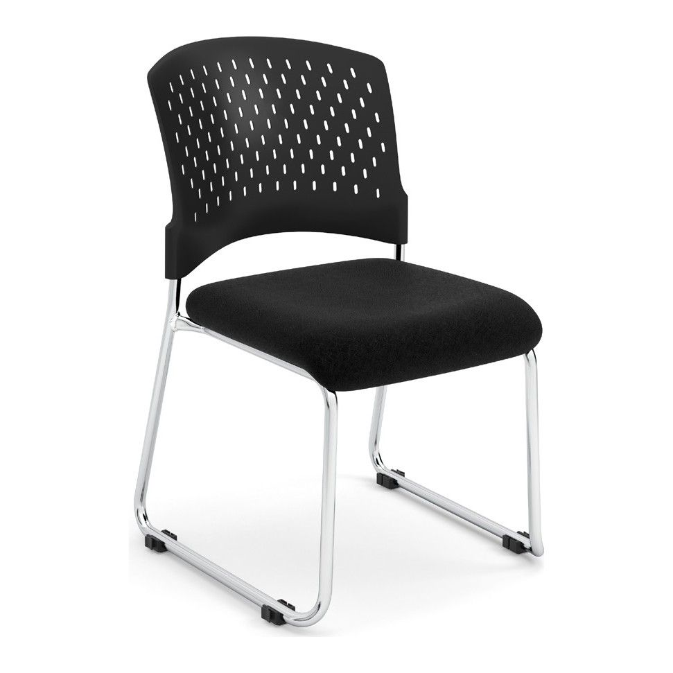 Alpha Stacking Chair with Sled Base