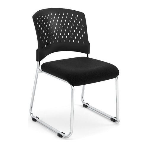 Alpha Stacking Chair with Sled Base
