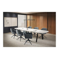 Arena Conference Table with Metal VA Legs