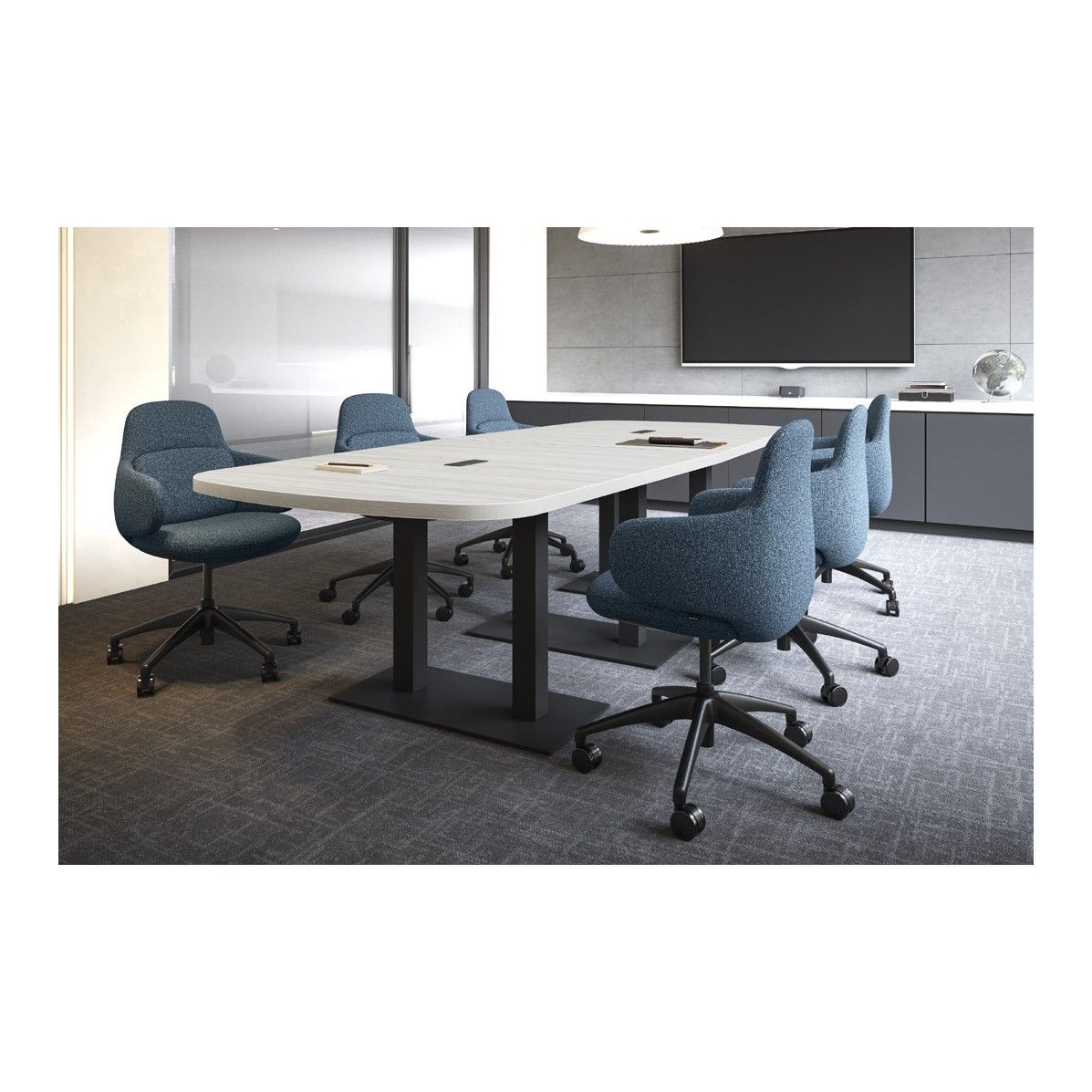 Arena Conference Table with Palmer Base