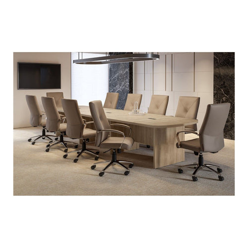 Arena Conference Table with Panel Base