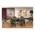 Boat Shape Conference Table with Panel Base