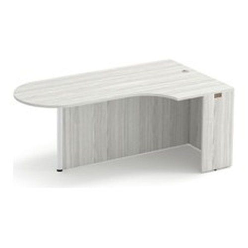 Classic Laminate Bullet Desk with Corner Extension