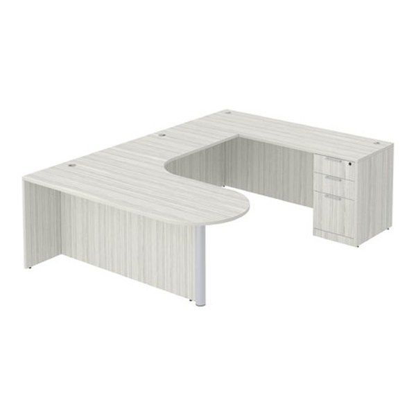 Classic Laminate Bullet U-Station with Front Inner Curve