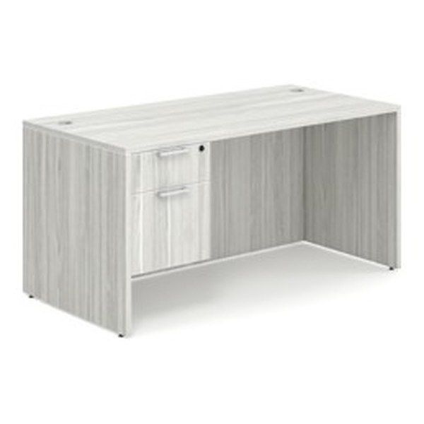 Classic Laminate Desk with Single Hanging Pedestal