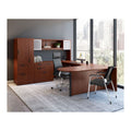 Classic Laminate Executive Bullet Desk Kit in Cherry