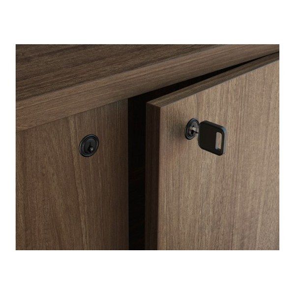 Classic Laminate Locking Hutch Doors (Set of 2)