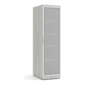 Classic Laminate Storage Wardrobe Cabinet with Glass Door