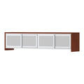Classic Laminate Wall Mounted Storage with 4 Sliding Glass Doors