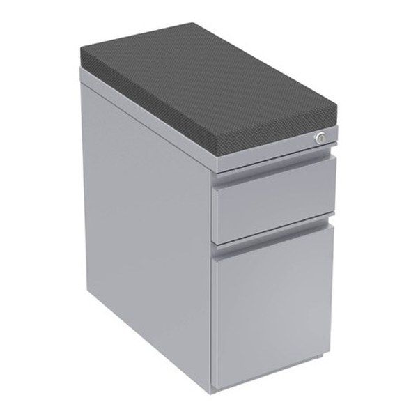 Compact Free Standing Metal Pedestal with Cushion