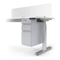 Compact Metal Pedestal for Height Adjustable Tables