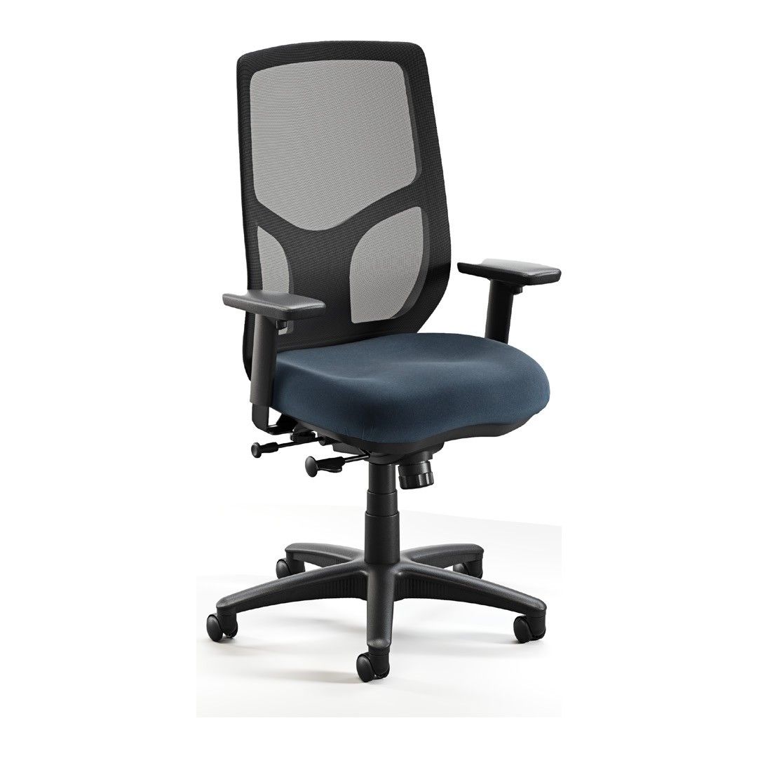 CoolMesh Synchro High Back Mesh Chair with Molded Foam Seat
