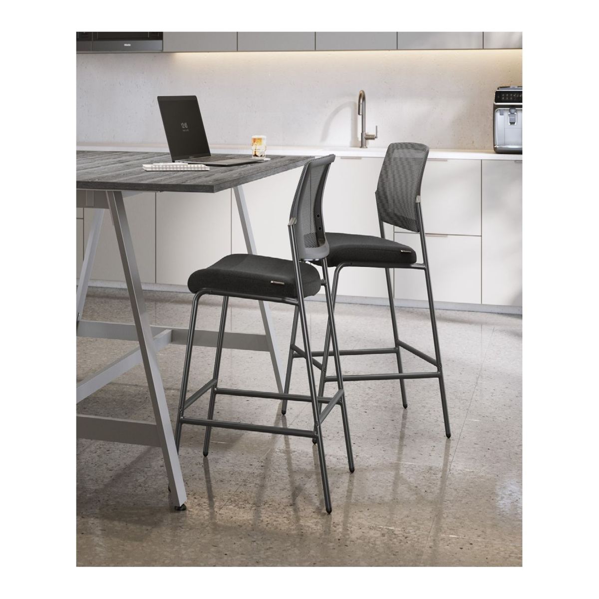 Daisy Stool with Removable Arms