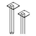 flextables square post legs pair