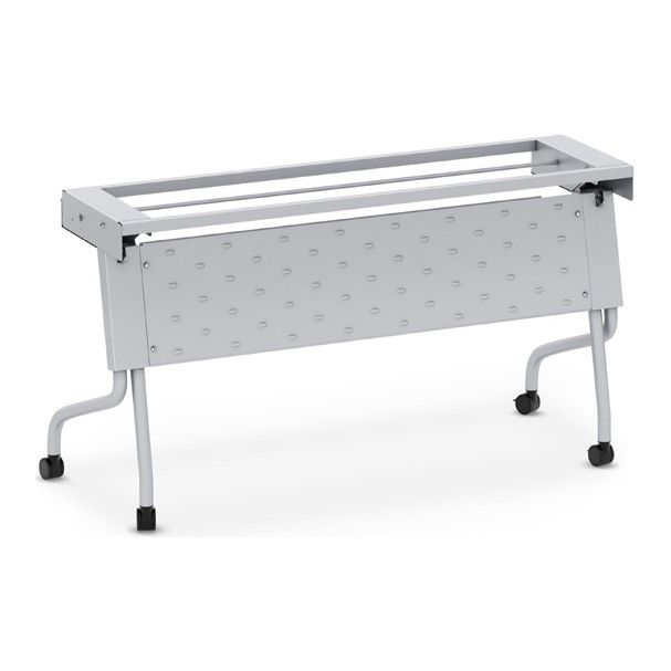Flip Top Nesting Table Base with Modesty Panel