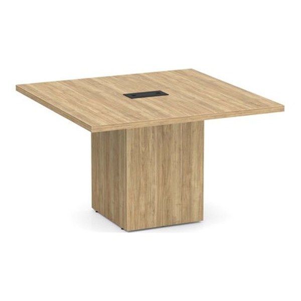 Modular 4' Square Conference Table with Cube Base