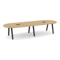 Racetrack Conference Table with Metal VA Legs