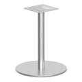 Round Brushed Metal Table Base