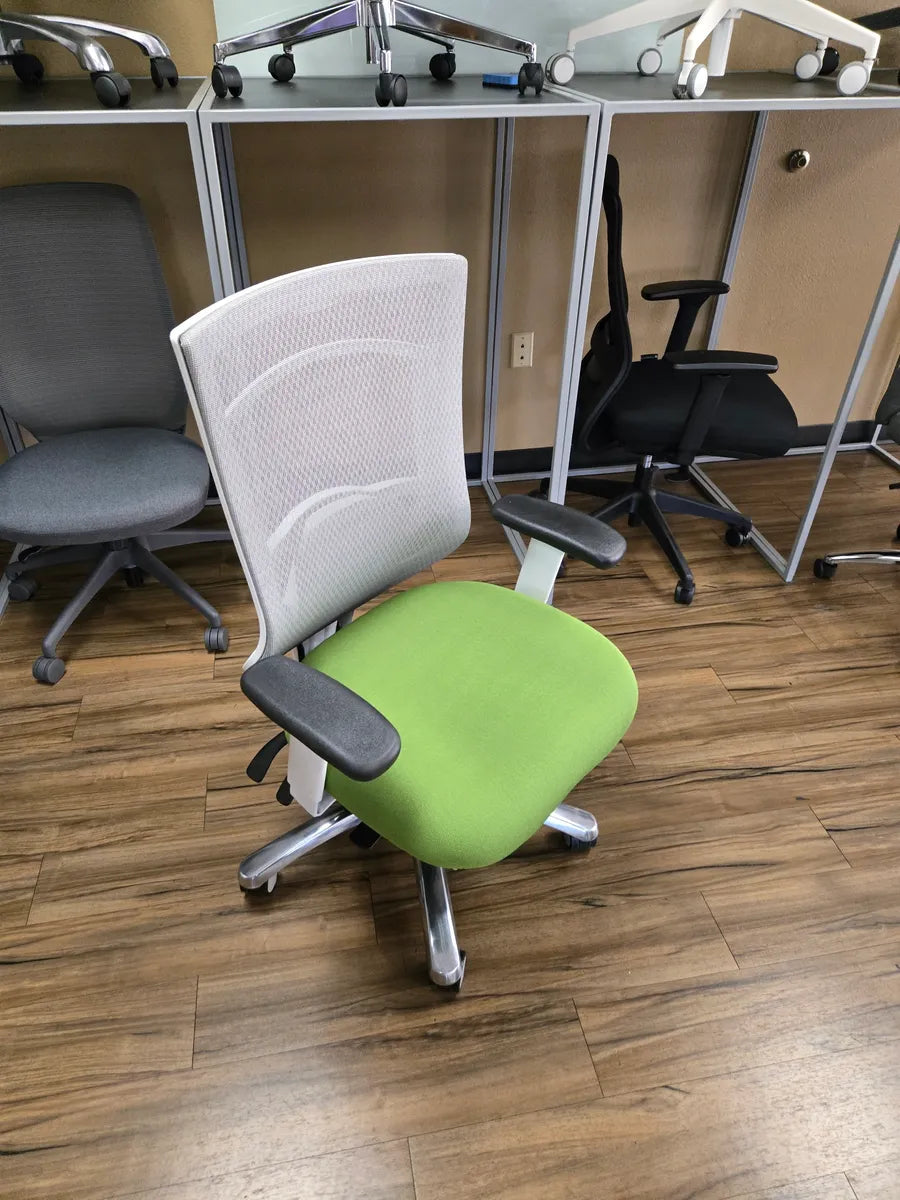 CoolMesh Pro Multi-Function High Back Chair with White Frame