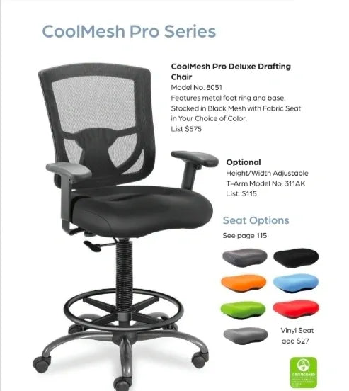 CoolMesh Pro Deluxe Drafting Chair